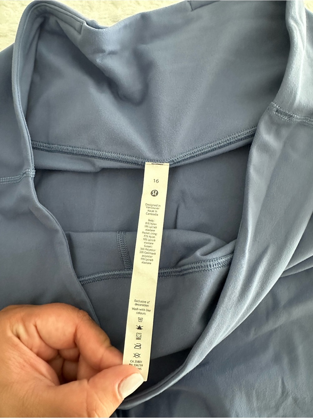 lululemon athletica Women's yoga pants - Slate Blue - Picture 4 of 4
